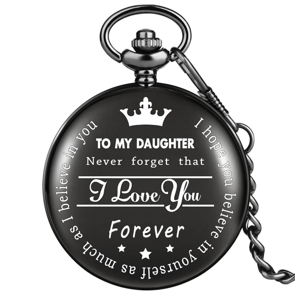 TO MY SON LOVE FOREVER Quartz Pocket Watch