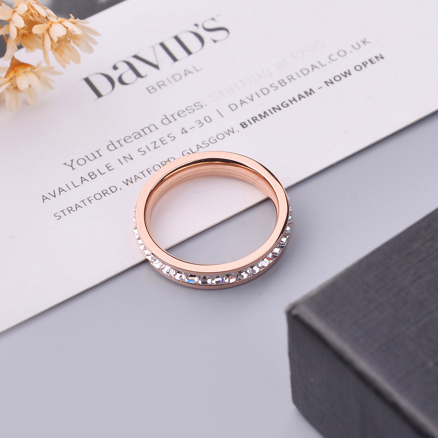 Titanium steel ring female plated 18 rose gold ring does not fade fashion jewelry