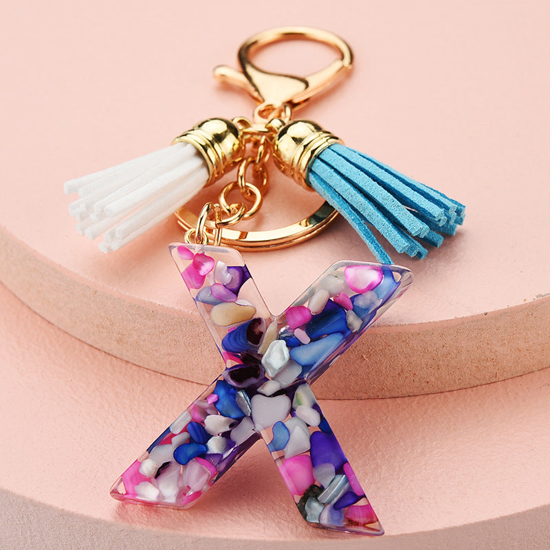 Symphony Letter Keychain