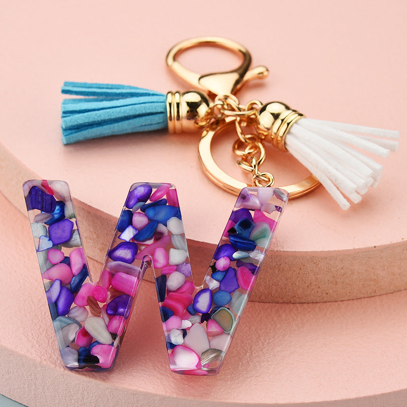 Symphony Letter Keychain