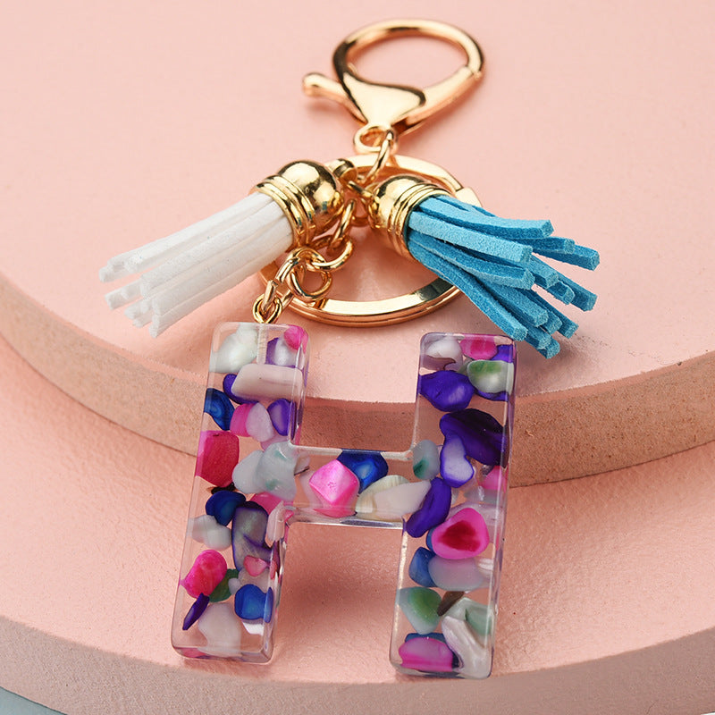 Symphony Letter Keychain