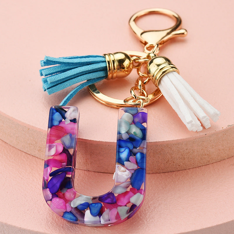 Symphony Letter Keychain