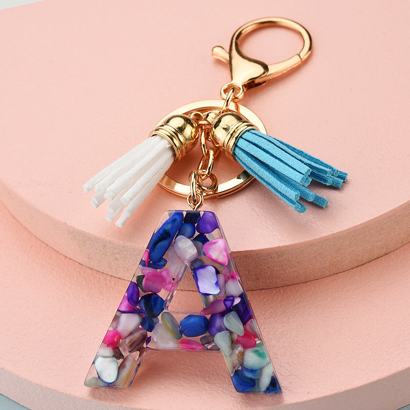 Symphony Letter Keychain