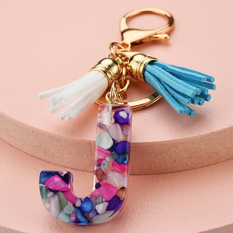 Symphony Letter Keychain