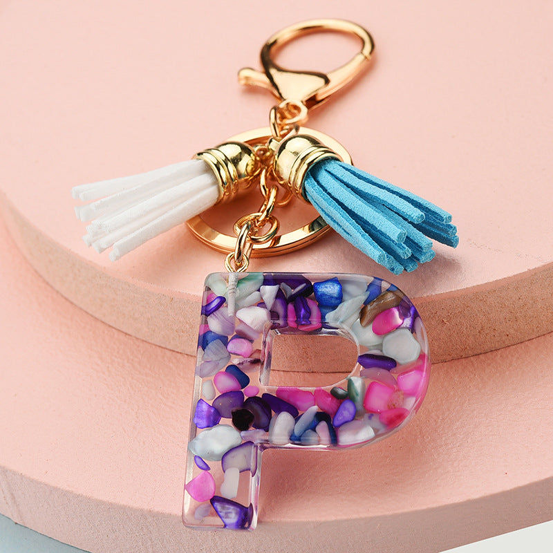 Symphony Letter Keychain