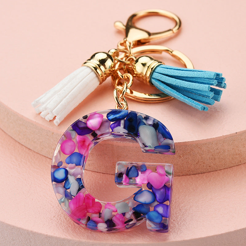 Symphony Letter Keychain