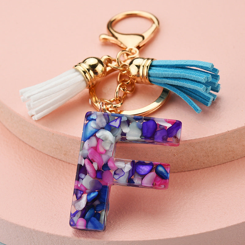 Symphony Letter Keychain