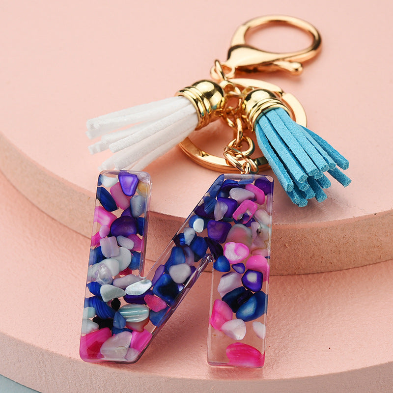 Symphony Letter Keychain