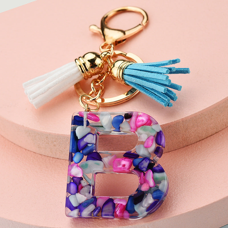 Symphony Letter Keychain