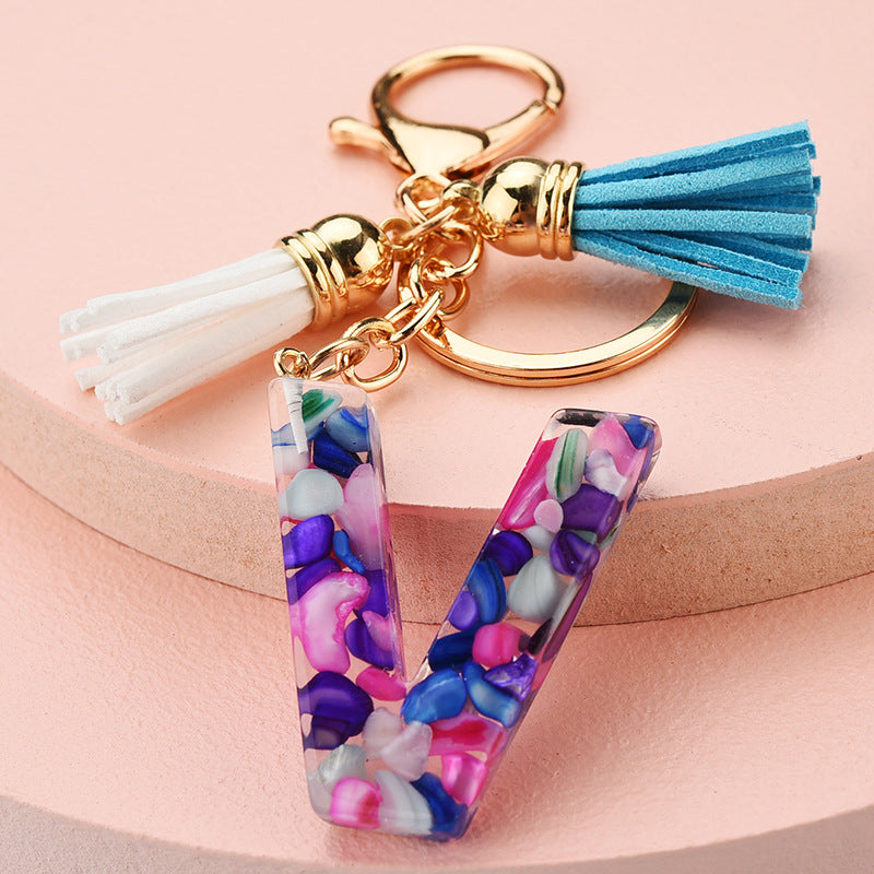 Symphony Letter Keychain