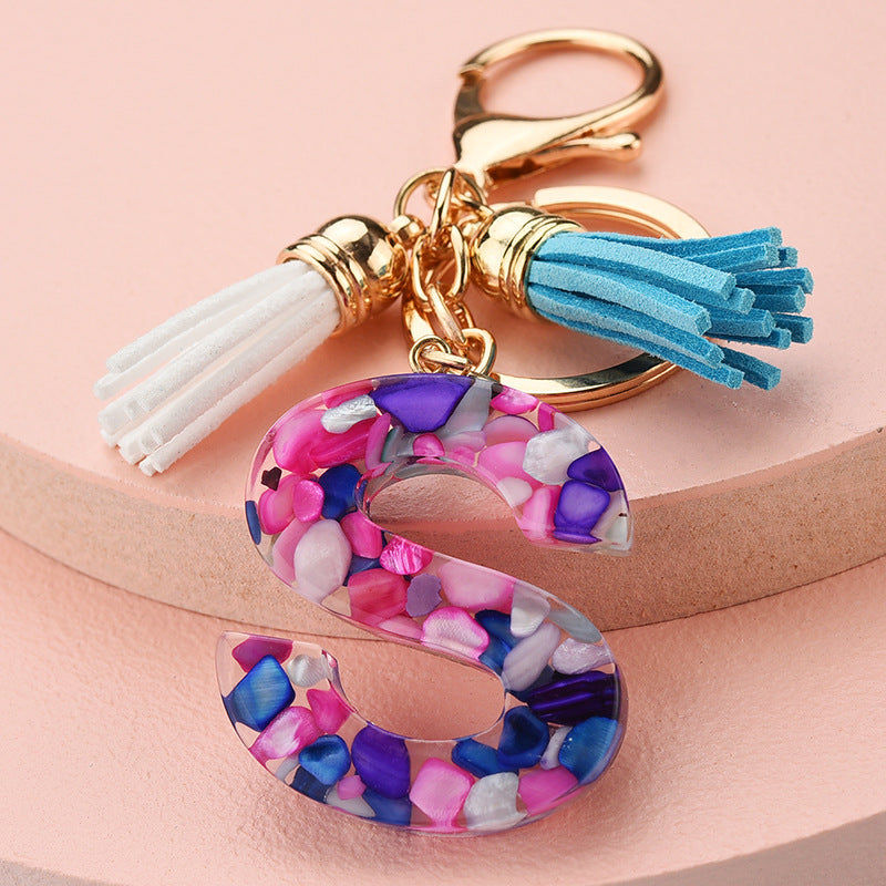 Symphony Letter Keychain