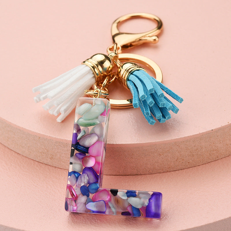 Symphony Letter Keychain