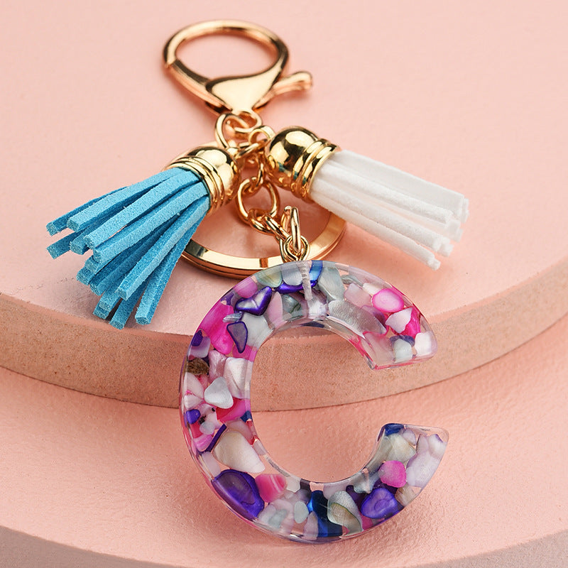 Symphony Letter Keychain