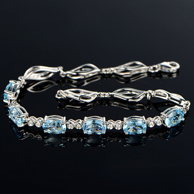 Blue Crystal Bracelets