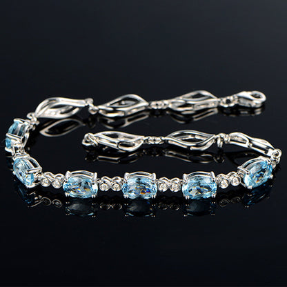 Blue Crystal Bracelets