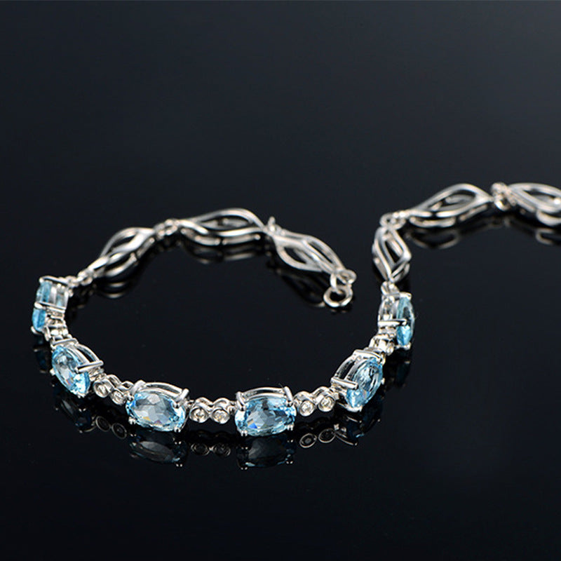 Blue Crystal Bracelets