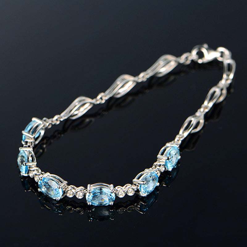 Blue Crystal Bracelets