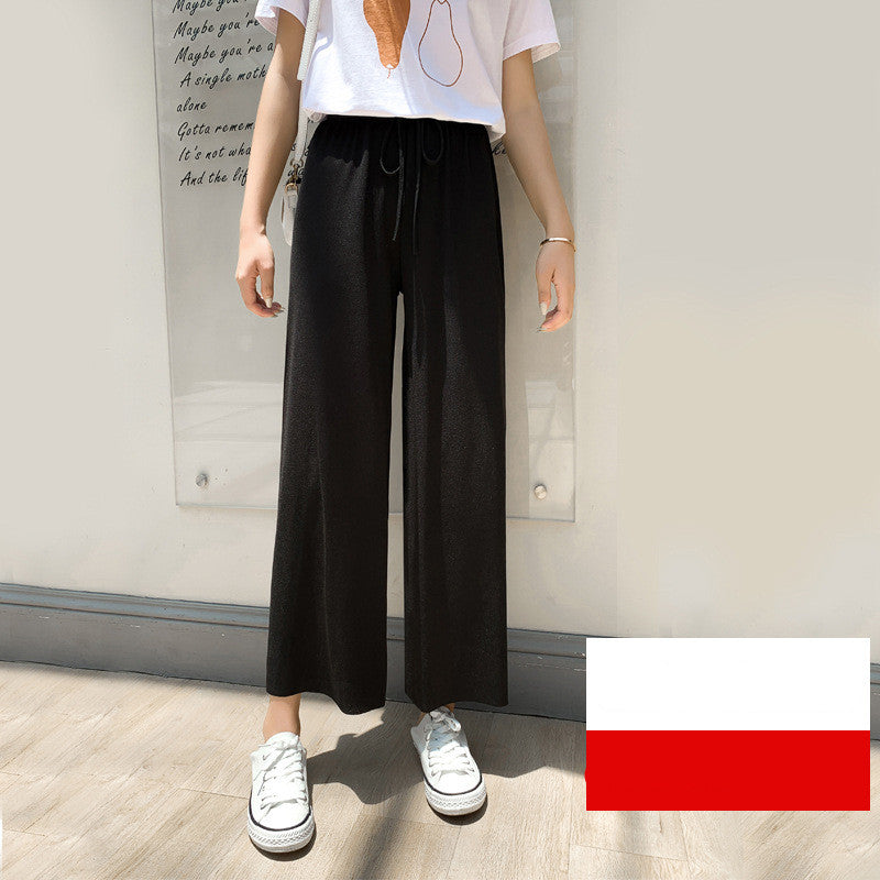 High Waist Loose Slim Straight Casual Pants