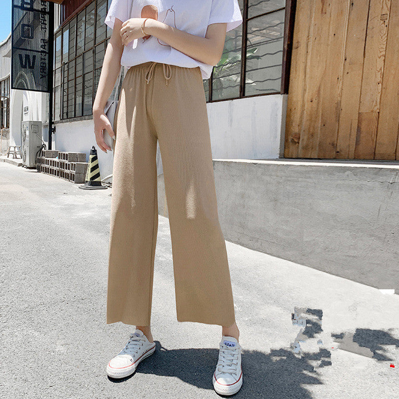 High Waist Loose Slim Straight Casual Pants