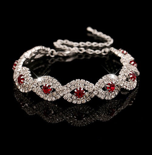 Crystal Simple Sparkling Diamond Bracelet