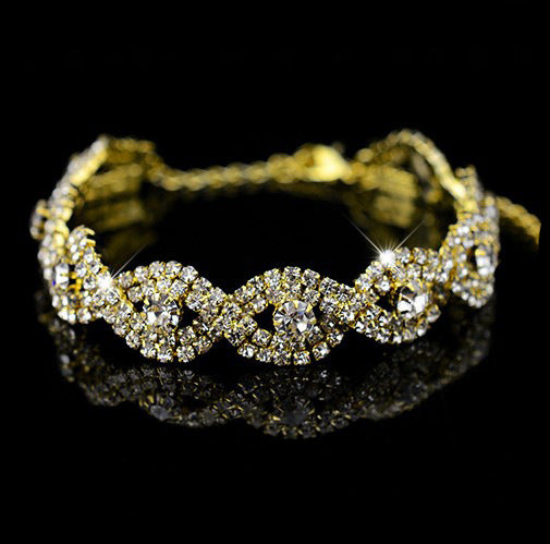 Crystal Simple Sparkling Diamond Bracelet