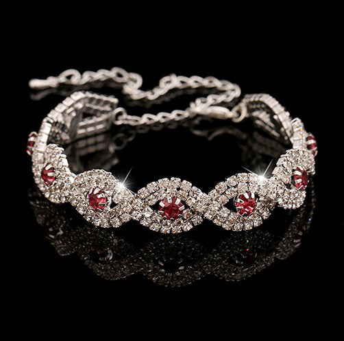 Crystal Simple Sparkling Diamond Bracelet