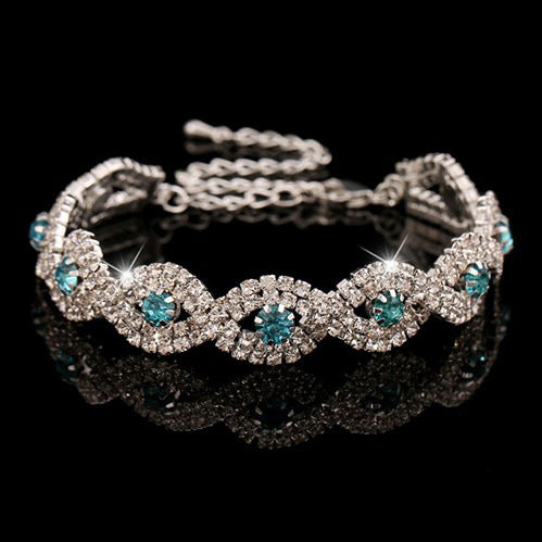 Crystal Simple Sparkling Diamond Bracelet