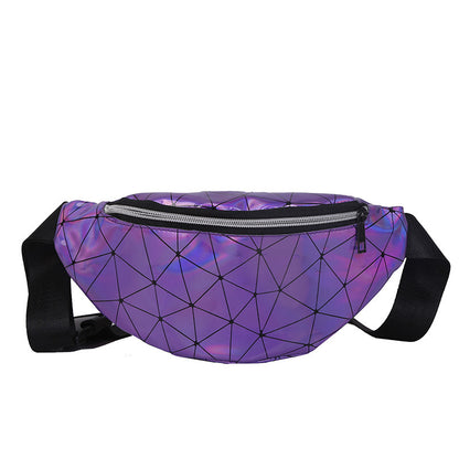 Waist Bag Rhombic Laser Waist Bag