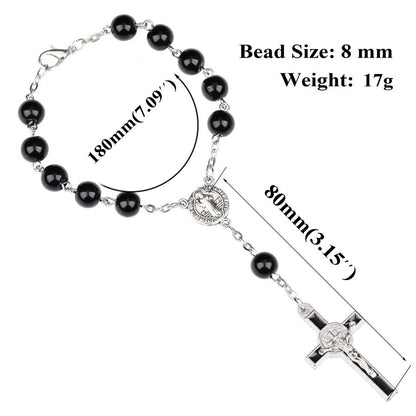 Catholic Rosary Bracelet Cross Connector