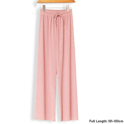 Ice Silk Wide-leg Slimming Casual Pants