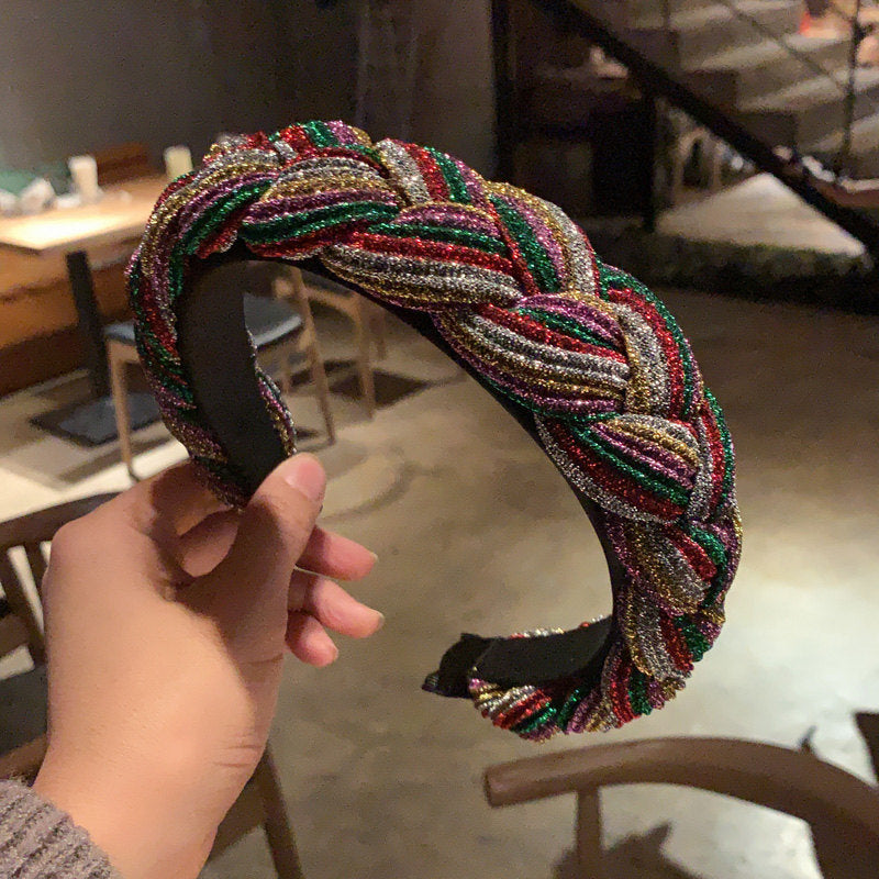 Fabric Knitting Hair And Binding Head Hoop Braid