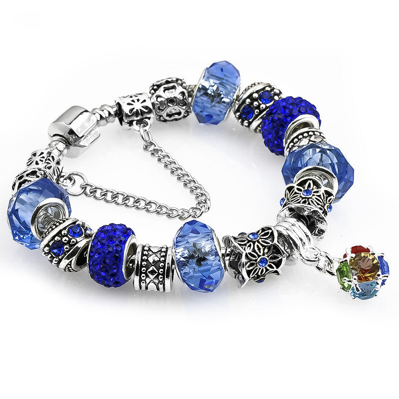 Alloy Four-leaf  Pendant Bracelet