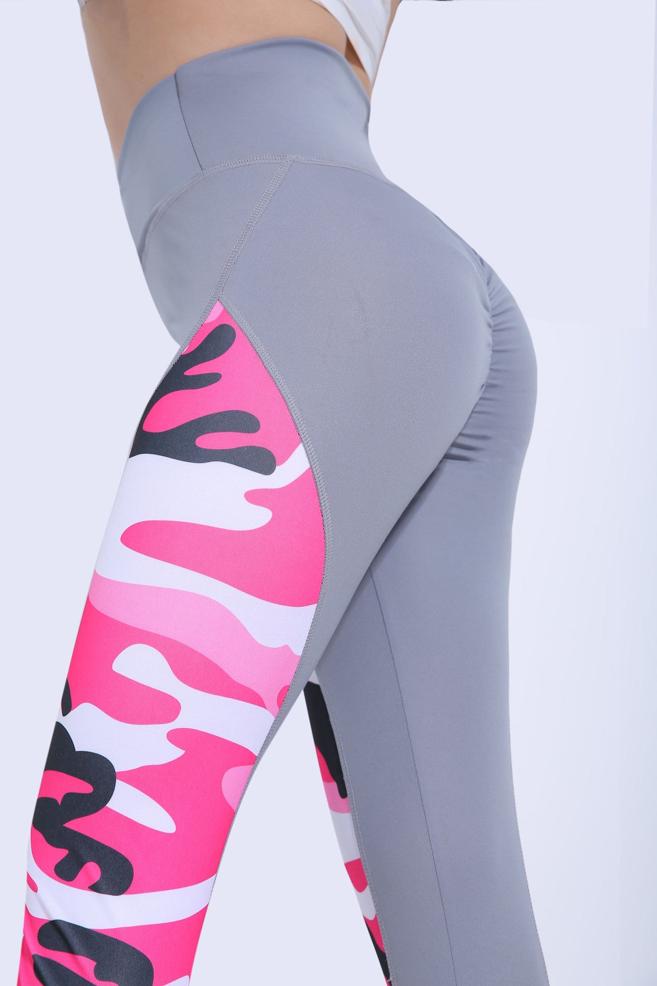 Camouflage Stitching Yoga Pants Leggings