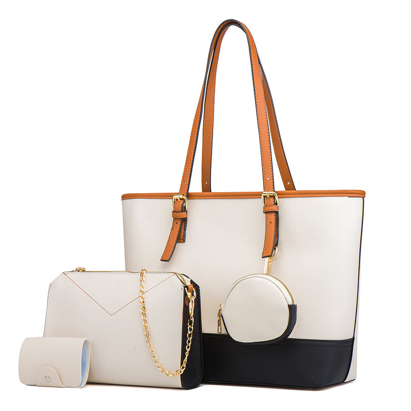 One-shoulder Handbag Set Of 4 Pieces