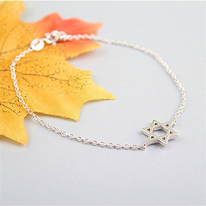 Six-pointed star bracelet