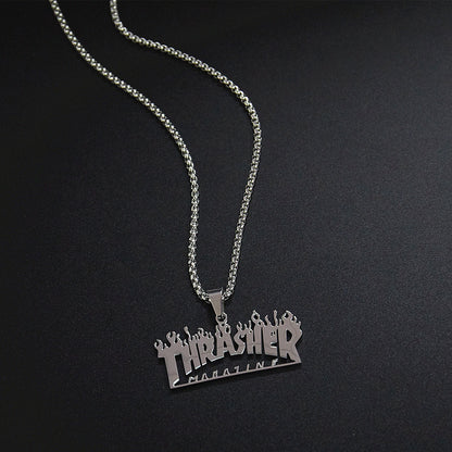 Thrasher Magazine Flame necklace