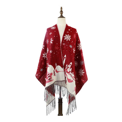 Christmas fawn Castle scarf