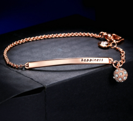 Rose Gold Zircon Bracelet