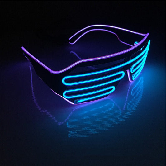 LED bi-color luminous blinds decorative glasses