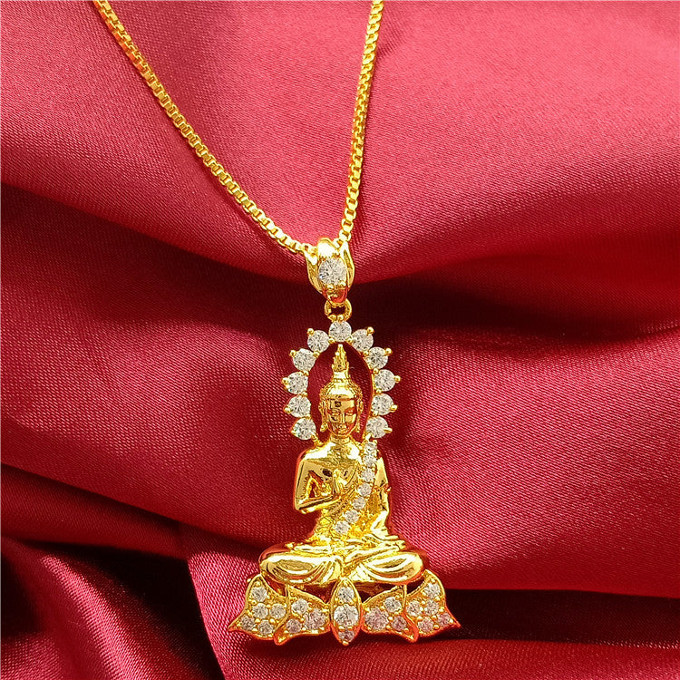 Buddha Pendant unisex necklace