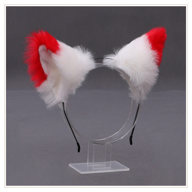 Hand-made Japanese Cute Lolita Plush KC Fox Ears