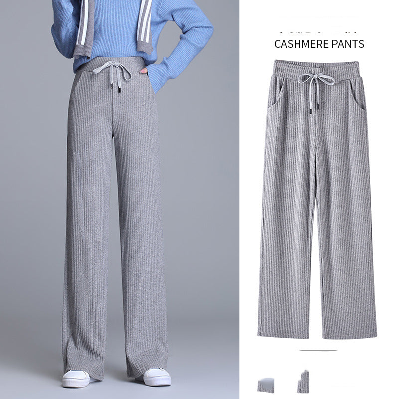 Casual All-match Knitted Trousers