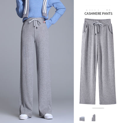 Casual All-match Knitted Trousers