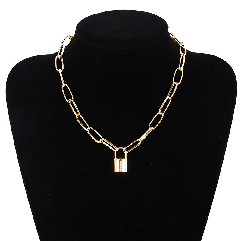 Retro Geometric Necklace