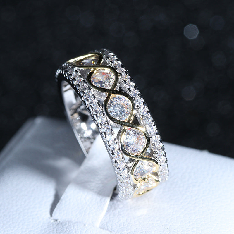 Elegant Female Zircon Stone Ring Finger Rings