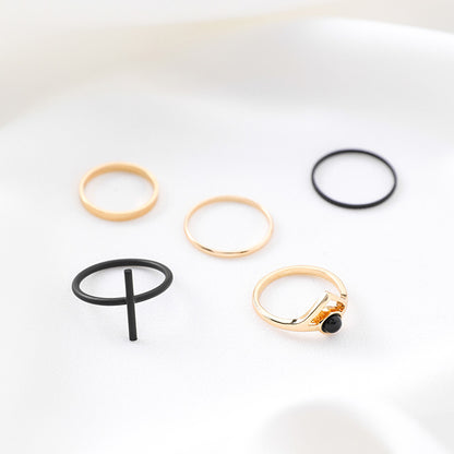 Cross ring set tail ring