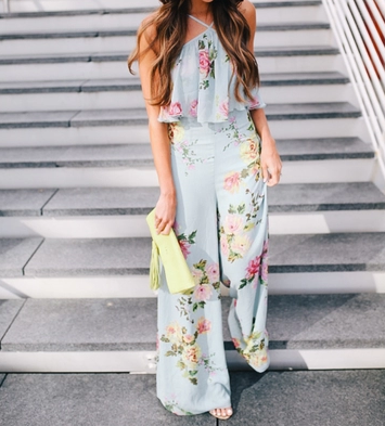 Bohemian Printed Jumpsuit