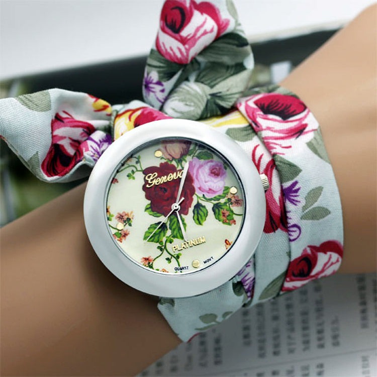 Fashion watch high quality fabric watch