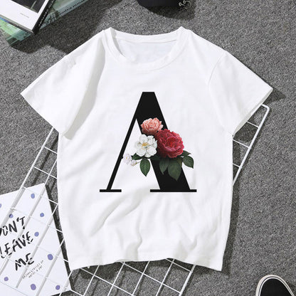 ABCD Aplhabet T-shirt