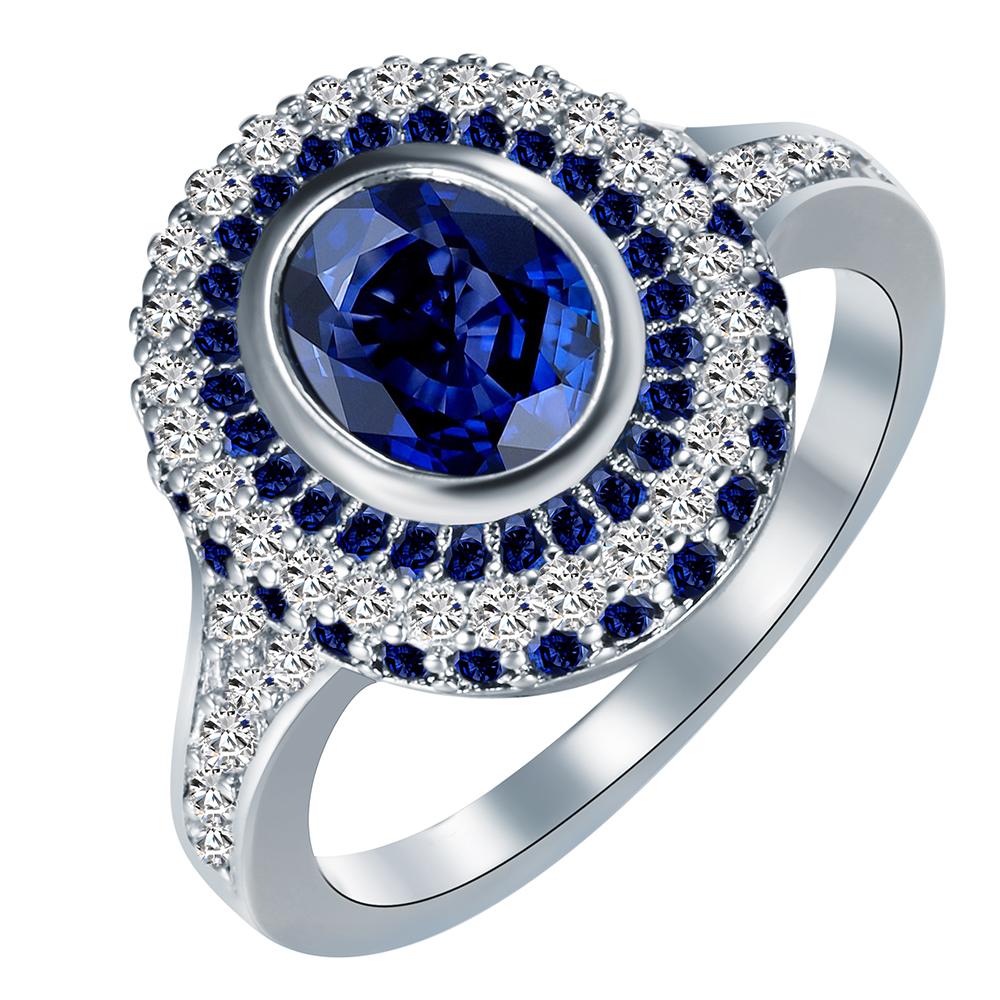 The Vow Ring Sapphire Blue Ring